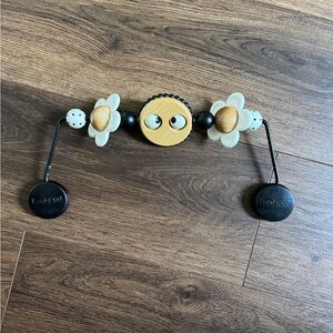 Wooden Baby Bjorn bouncer Toy with Flowers